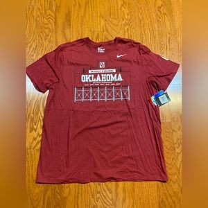 New Nike Oklahoma Sooners Mens T-shirt 2xl xxl 2x OU